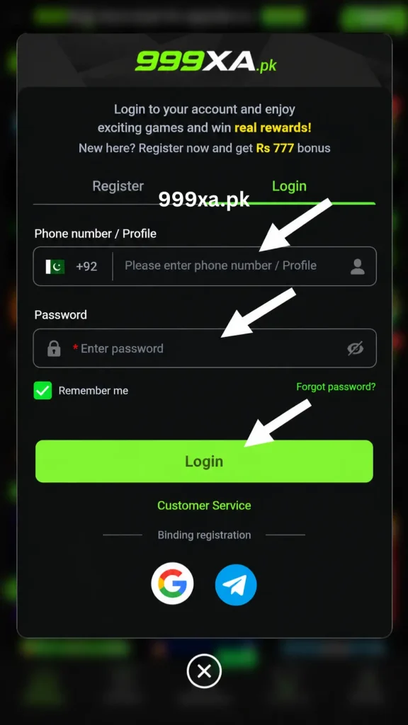 999Xa Login